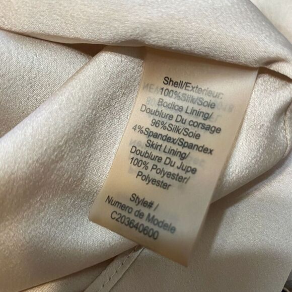 Alice + Olivia Dress Size Extra Small XS Womens "Kimber" Boho Silk Open Back - Picture 10 of 11